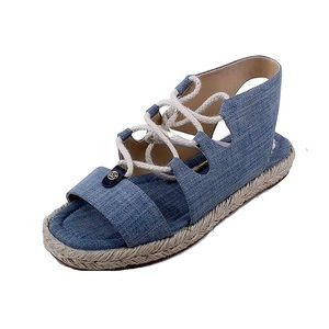Womens Mckenna Cotton Open Toe Casual Espadrille Sandals size 7.5